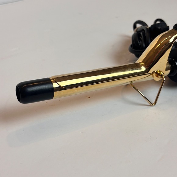 Hot Tools Professional Model 1101 Gold Curling Iron 1 Inch Long Lasting Curls - Picture 3 of 7